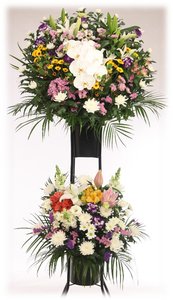 生花スタンド2段