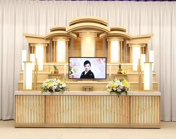 Ｂプラン祭壇 7尺＋袖